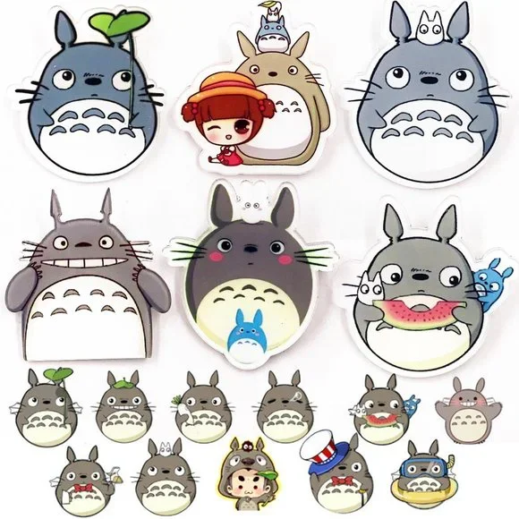 15 PINS! My Neighbor Totoro Badge Japanese Anime Studio Ghibli Acrylic Brooches - Picture 4 of 8